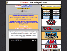 Tablet Screenshot of foxvalleyoffroad.com